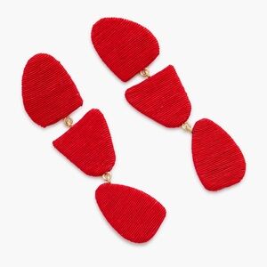 ♥️ Tuckernuck Jewelry Callan Earrings Fiery Red - NWOT ♥️